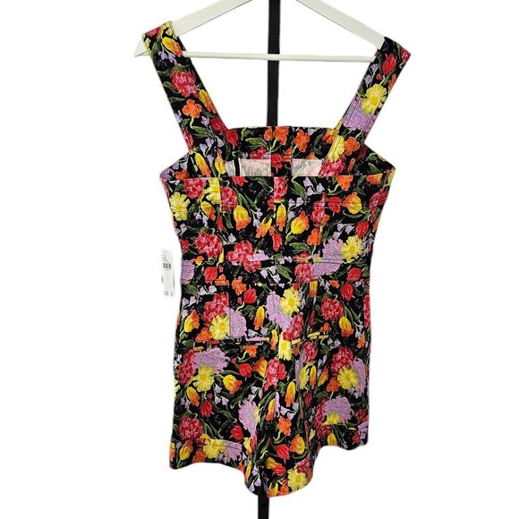Anthropologie Maeve The Yukiko Noritake Portside Button-Front Romper Size 4 NWT - Picture 3 of 10
